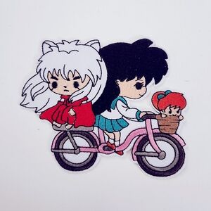 💚2/$20 Inuyasha, Kagome Higurashi, and Shippo Biking Iron on Patch